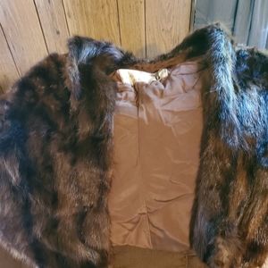 3/4 fur coat